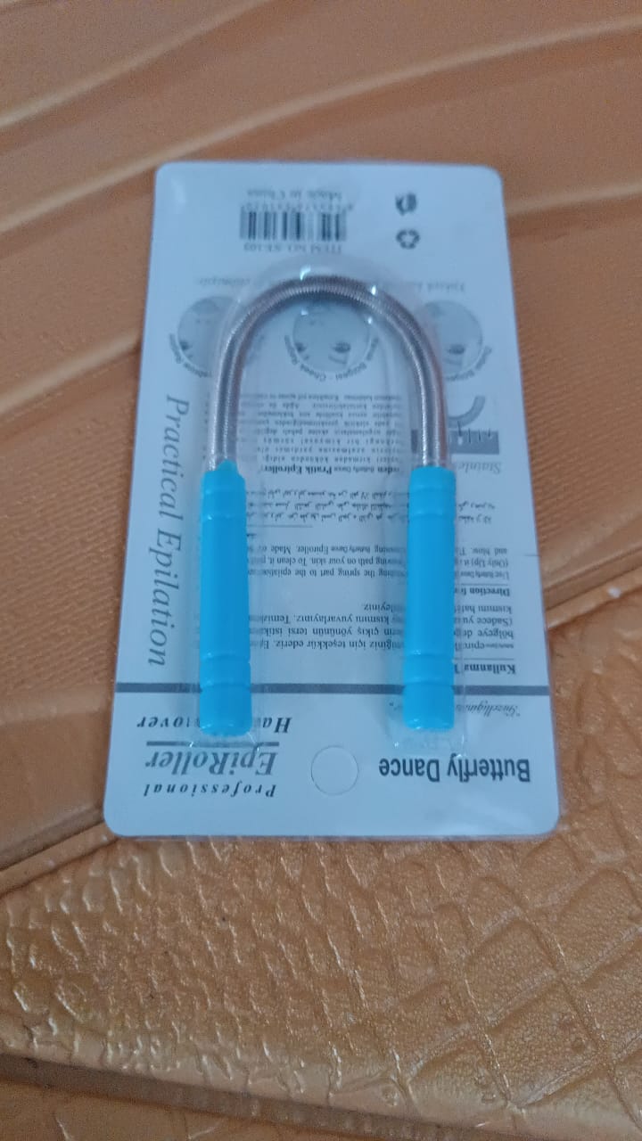 Facial Hair Remover Set Spring Epilator Hair Removal Springs Eyebrow Razors (1 Pc) Facial Hair Remover Set Spring Epilator Hair Removal Springs Eyebrow Razors (1 Pc)
